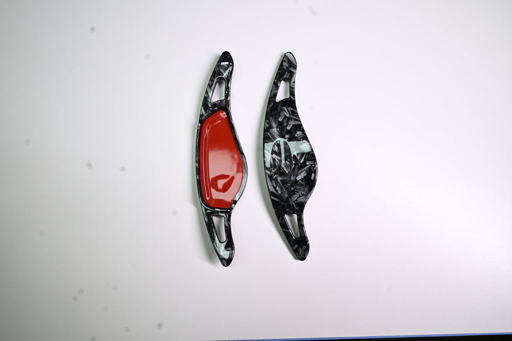 BMW Paddle Shifters – Forging Red & Black (G01, G12, G20, G30, G05)