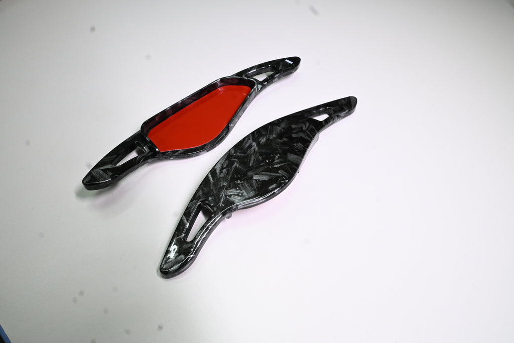 BMW Paddle Shifters – Forging Red & Black (G01, G12, G20, G30, G05)