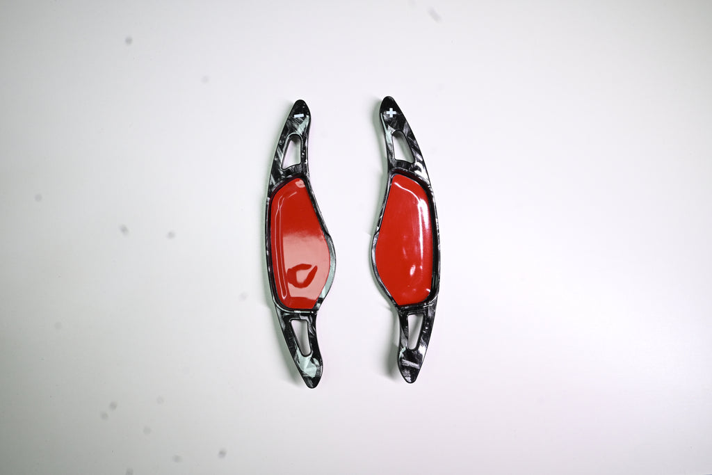 BMW Paddle Shifters – Forging Red & Black (G01, G12, G20, G30, G05)