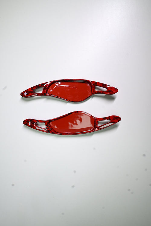 BMW Paddle Shifters – Forging Red & Black (G01, G12, G20, G30, G05)