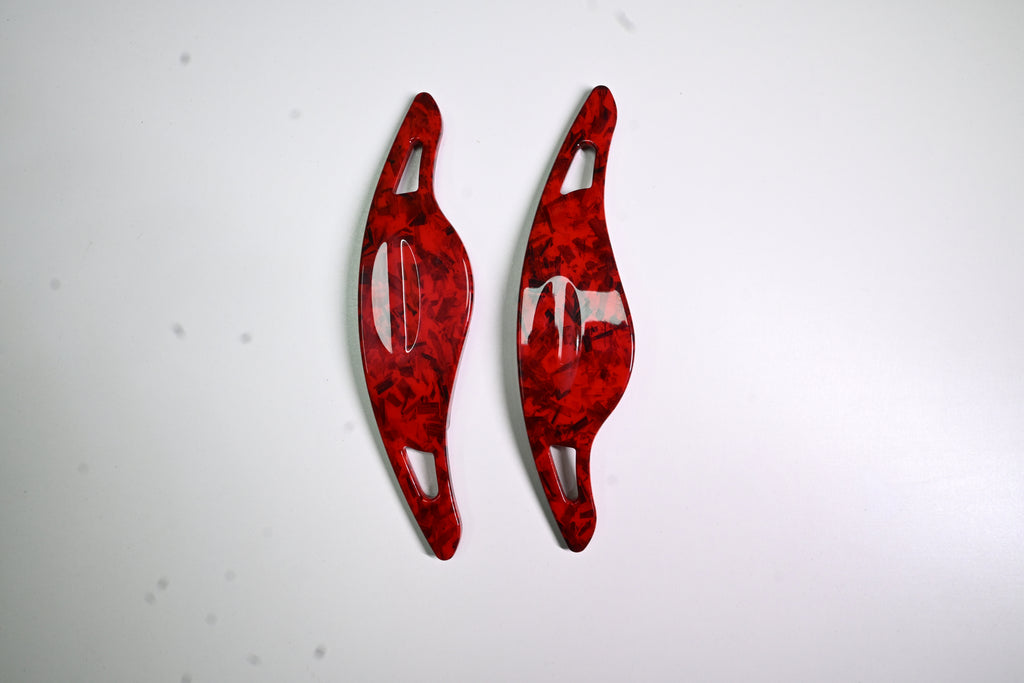 BMW Paddle Shifters – Forging Red & Black (G01, G12, G20, G30, G05)
