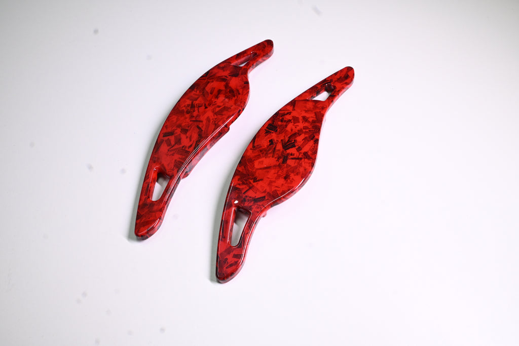 BMW Paddle Shifters – Forging Red & Black (G01, G12, G20, G30, G05)