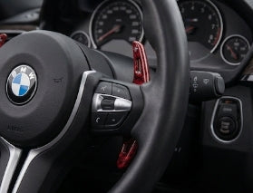 BMW Paddle Shifters – Forging Red & Black (G01, G12, G20, G30, G05)