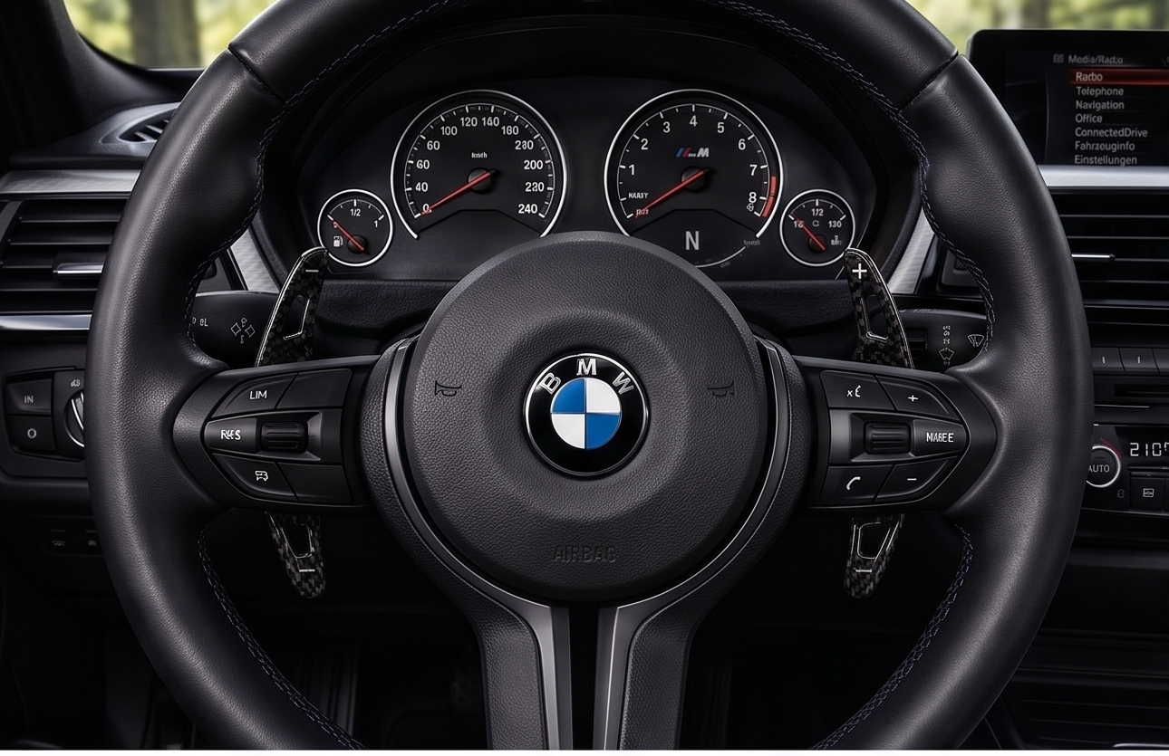 BMW Paddle Shifters – Forging Red & Black (G01, G12, G20, G30, G05)