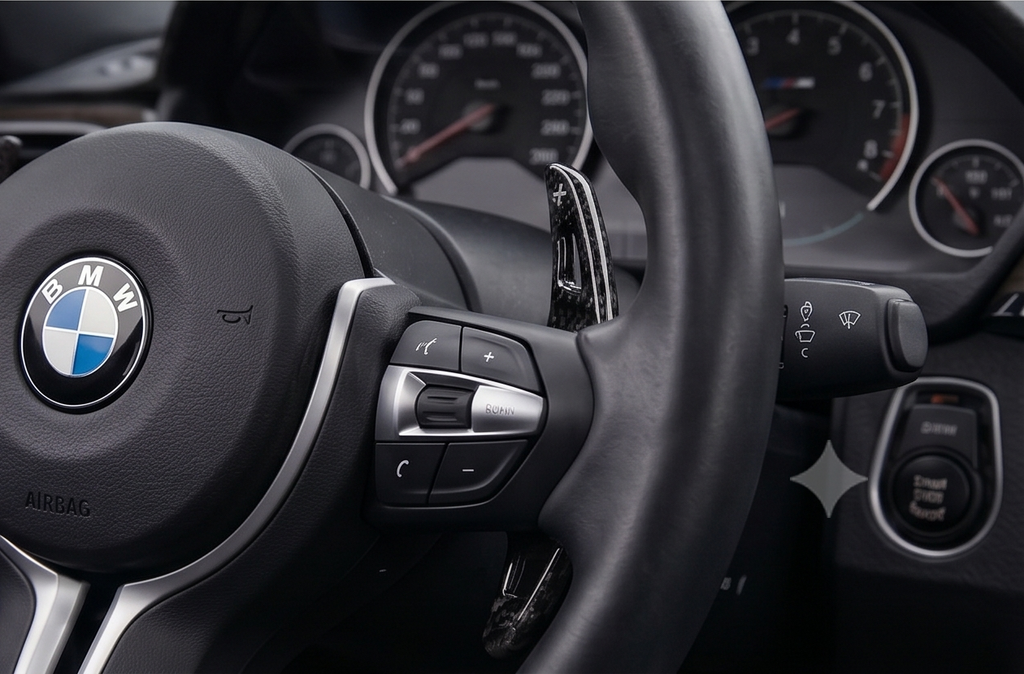 BMW Paddle Shifters – Forging Red & Black (G01, G12, G20, G30, G05)